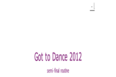 - Luke Mann -      Got to Dance 2012  semi -final  routine